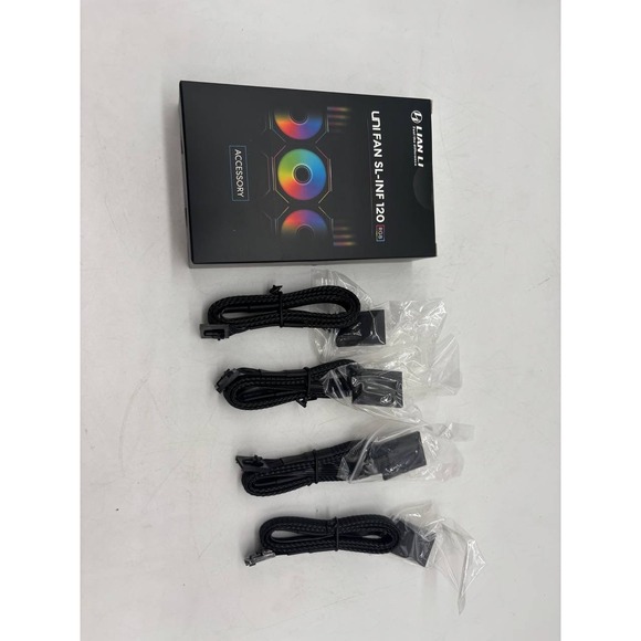 LIAN LI UNI FAN SL INF 120 RGB ACCESSORY CABLE KIT 3 PCS - Picture 2 of 2
